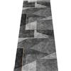 Siunwdiy tappeto cucina 3 metri Tappeto cucina nero passatoia cucina antiscivolo lavabile tappeto ingresso interno moderno tappeti per cucina lunghi (60x300cm, Nero)
