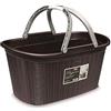 Stefanplast Elegance Cesta portabiancheria con Manici, Moka, 38x58x29,5 cm