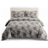 INTRECCI Set di Elegante Copripiumino in Cotone Sacco + Federa/Federe, Parure Sacco Piumone Biancheria Letto più Misure (Set Piazza e Mezza Sacco + 1 Federa, Rose)