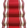 emmevi Tappeto Scala Passatoia Ingresso Corsia Rivestimento Scale Antiscivolo MOD.Linda 67X180 Bordeaux
