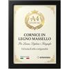 artemisia cornici Cornice A4 21x30 in Legno Massello, Cornice da Parete e Tavolo per Laurea Diplomi e Foto, Cornice A4 Legno con Vetro Acrilico, Cavalletto e Gancio, Made in Italy