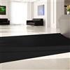 KARAT Zerbino su misura Hongkong - Tessuto al metro - Zerbino robusto da 10 mm di altezza - Zerbino antisporco resistente (Nero, 200 cm x 700 cm)