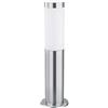 Planetitaly - Lampioni da Giardino Esterno Tokyo, Luci da Giardino da Terra per Vialetto, Illuminazione LED con Attacco E27, Acciaio Inox Antiruggine Adatto per Esterni, Lampioncini Moderni (500mm)