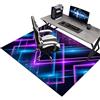KQIEJUY Tappeto Sedia Gaming 130 x 150 cm, Tappeto Sedia Ufficio, Tappeto Salvapavimento Antiscivolo, Tappeto per Sedia con Ruote, Tappetino per Sedia da Scrivania, Tappetino Protettivo per Pavimenti Duri