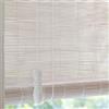 KOKANIGODVA Tenda a Rullo in bambù per interni 110x120cm Bianca Tende a Avvolgibile in Bambù Naturale,Protezione Solare,Protezione della Privacy, Oscurante da Interno/Esterno a Rullo per Finestra/Porta