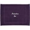 Cieffepi Home Collections NEW BASIC Tappeto bagno scendidoccia personalizzabile in spugna di puro cotone (Melanzana)