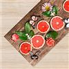 IlGruppone Tappeto Cucina Antiscivolo Made in Italy Passatoia Antimacchia Multiuso Corridoio Soggiorno Lavabile in Lavatrice - 122 AranceSummer - 50x150cm