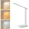 Garosa Lampada da Scrivania a LED Ad Alta Efficienza Energetica, Pieghevole e Portatile, Alimentata con USB, Luce di Lettura per gli Occhi, a 3 Temperature di Colore Lampada da Scrivania a LED, Plug in (#2)