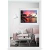 rahmengalerie24 Cornice portafoto decorativa in legno acrilico, con ritratto bianco di Alice e betulla 75 x 98 cm