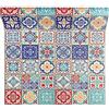 IlGruppone Tappeto Passatoia Cucina Antiscivolo Larghezza Maxi 100 Cm Antimacchia Multiuso Corridoio Soggiorno Lavabile Ingresso Camera - Mattonella - 100x100cm