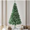 tectake® Albero di Natale Artificiale, Albero di Natale Verde con Base in acciaio, Christmas Tree Aspetto Naturale, Facile da Pulire, Montaggio Rapido - Verde - 180 cm / 533 Rami Folti