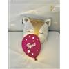 love print Lampada in legno personalizzata a forma di Palloncino Con Led Luce Calda Regalo per Natale Bambini Famiglia (Rosa)