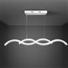 MAKA change your life quality MAKA Lampadario a Led da Soffitto | 25W, 6500K Bianco Freddo | Pendente a Sospensione Moderno per Cucina, Salotto, Camera Letto, Ingresso, Bagno, Ufficio