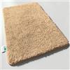 casa pura Tappetino da Bagno Beige, Morbido, Effetto Shaggy, Antiscivolo, Lavabile, per Bagno, Doccia, 70 x 120 cm, Sky Soft