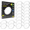 CLAR - Faretti LED da Incasso per Cartongesso, 20W, 6500ºK, Garanzia di 3 Anni (Pack 20)