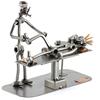 Steelman24 I Omini di Viti Fisioterapista I Idee Regalo Originale I Soprammobili in Metallo I Modellino