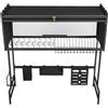 HUOLE 3 Livelli Scolapiatti da Appoggio,Colapiatti da Appoggio per Lavello, Regolabili Scolapiatti da Appoggio Sopra,Grande Scolapiatti con Supporto per Utensili,75 * 30 * 78 cm-nero