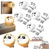 Generic Luce notturna a forma di panda con controllo vocale intelligente, alimentata tramite USB, riconoscimento del suono, simpatica lampada da notte a LED a forma di panda ad attivazione vocale, adatta per