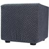 ZEaink Pouf Quadrato Elasticizzato 70x70/60x60/45x45/80x80/50x50 Ottomano Copri Poggiapiedi Contenitore Copertura Dell'Ottomano Fodera Lavabile Sgabello (Color: #17, S)