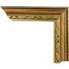 ITALIA CORNICI Maestri Artigiani I Cornice per Quadri Tele con Passepartout in Legno I Varie Misure I Personalizzabile I Noce Rosa Oro Crema (Oro, 18 x 24 cm)