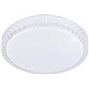 TECNOLUX EURO Plafoniera LED dimmerabile, struttura in ferro, stampa a quadri, disponibile in tre colori: luce fredda, luce calda e luce gialla, 48 W + 48 W (Ø 490 mm).