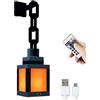 Generic Luce notturna a lanterna pixelata con telecomando, lampada d'atmosfera a LED a 16 colori montata a parete, per camera da letto, sala giochi, arredamento della camera dei bambini 1PCS