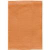 Morbidissimi Telo Doccia Nido d'Ape Puro Cotone S275 [Arancione]