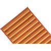 CapitanCasa Tappeto Bamboo Degradé Antiscivolo con Bordo Resistente Ai Lati 50x140 cm Arancio