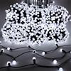 Christmas Concepts® 1000 100m/328ft luci LED bianche a forma di bacche con controller a 8 funzioni - Interno/esterno - Efficienza energetica A++ - Luci di Natale