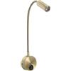 SMTYXS Lampada Da Lettura A LED 3 W, Nera, Bianca, Argento, A Collo D'oca, For Testiera Del Letto, Scrivania, Interruttore Comodino, Notte A 4000 K Facile da installare(3000K,Bronze with switch)