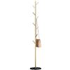 Ergocar Appendiabiti, 8 Ganci Metallici, Staffe Per Appendiabiti Da Ingresso e Un Attaccapanni Con Base In Marmo, Utilizzato Per Alberi Per Giacche, Cappelli, Borse, Fasce