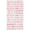Generico Susanna Home - Tenda Antimosche a Fili con Telaio in PVC per Interni ed Esterni, Zanzariera Decorativa a Pannello per Porte e Finestre, Corda a Perline - Vari Colori e Misure (ROSSA, 140X230)