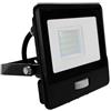 V-TAC Faro LED da Esterno con Chip Samsung 20W con Sensore PIR di Colore Nero Impermeabile con cavo da 1 metro, Luce Bianco Freddo