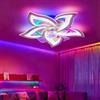 lnrosy Inrosy Ventilatore Da Soffitto Con Luce E Telecomando Plafoniera Con Ventilatore Motore Dc A 6 Velocità Reversibile Reversibile Funzione Timer Di Memoria Adatto Per Camera Da Letto E Soggiorno, Bianco