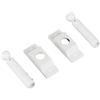 AFTERTECH Supporti Da Parete Tensionatori Bianchi Bianco Per Sospensione Bandella In Acciaio Led Strip Striscia Invisibile Linear Starline Skyline M8A2