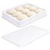 VIRSUS Cassetta con Coperchio per impasti Pizza e Pane HD3, misura 30x40x10 cm e capacità 10 Litri, colore neutro, Contenitore per alimenti, porta impasto per panetti (1 Cassetta + 1 Coperchio)