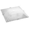 Giardicasa PLAFONIERA APPLIQUE IN VETRO DA SOFFITTO BIANCA 4 LUCI 50 CM