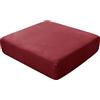 BXFUL Copriseduta Divano Copri Elastico Cuscini Seduta Sedie Arredamento Copricuscini Coprisedie Telo Impermeabile Coprisedia Cuscino Elasticizzato Copricuscino Divani (Grande 2 Posti,Vino Rosso)