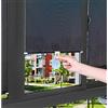 Xrdbfd Tenda a Rullo Oscurante con Ventose Senza Foratura, Tende Avvolgibile Parasole, Tapparelle Oscuranti, Persiane Temporanea a Scomparsa, 50x125/68x125cm, Nero,50x125cm/20 * 49in