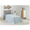 Baroni Home Trapuntino Copriletto Primaverile Estivo in Microfibra, Trapunta Estiva Singolo 170x250 cm - Blu/Azzurro