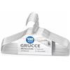 RAMPI Grucce in Ferro zincato 40 cm Appendiabiti salvaspazio Professionali per Lavanderia 100 Pezzi