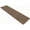 Comart - Tappeto Cucina Nancy - Antiscivolo - Lavabile in Lavatrice - Moderna Passatoia in Ciniglia - Runner per Corridoio e Cucina - Morbido e Resistente - Made in Italy - Marrone - 50x270 cm