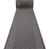 Casatessile Tappeto passatoia Larga 67 cm. GREK Antiscivolo, Tappeto Corridoio, Corsia Ingresso, Tappeto Lavello - Marrone, 240 cm.
