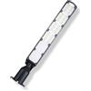 damastoreitalia Lampione Stradale LED 100W Ultra Slim, 220V, 8400 Lumen, Luce fredda 6500K, Angolo 90°, Impermeabile IP65, Alluminio, Inclinazione Regolabile 90° (Nero - Luce fredda - 100W)