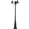 Lindby Lampione da esterni dimmerabile (Country) colore Marrone Candelabro, lampada