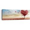 ARTTOR Quadro su Tela Astrazione autunno albero foglia Stampe da Parete 90x30cm Quadri Moderni Soggiorno Camera da Letto 1 pezzo Piccoli Decorazione Murale Wall Art Canvas Grafica Immagini AB90x30-2609