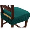 Russo Tessuti Set 6 Cuscini Sedia Coprisedia Imbottiti Vesto Molla Loneta Elastico Color 40x40 Petrolio