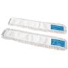 SGWEB Professional Ricambio Frangia in Cotone per Scopa a Forbice 1 Coppia dimensione standard per pulizia professionale pavimenti grandi superfici 100cmx2 pezzi alta assorbenza biancoovunquefiltro