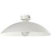 L+ Plafoniera LED da Soffitto a Cupola in Metallo - Diametro 40cm - Attacco E27 Lampadina Esclusa - Made in Italy - Design Moderno per Cucina e Soggiorno (Bianco)