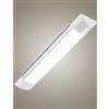 Sararoom Neon Tubo Led Barra 90cm 30W 3600LM Plafoniera Led Soffitto Bianco neutro 4500K Tubolare Luce Sottopensile, Lineare Lampada per Cucina Officina Ufficio Bagno Giardino Magazzino Garage Parete